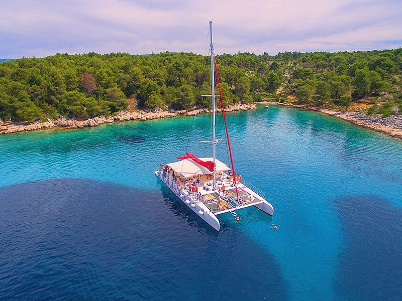 Luxury catamaran Croatia
